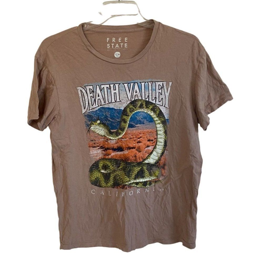 Death Valley T-Shirt Tshirt T Shirt Tee Rattle Snake Large Single Stitch Vintage